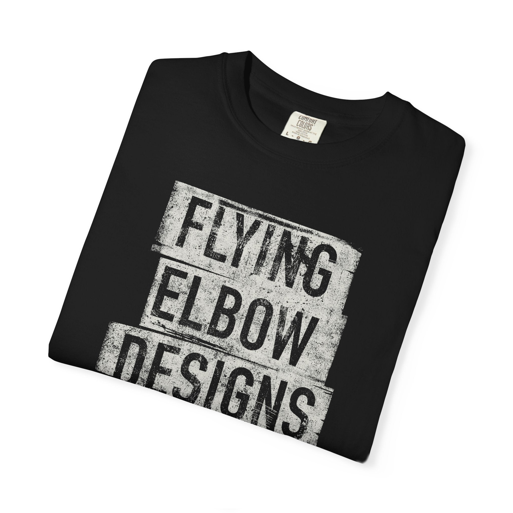 Flying Elbow Designs Grunge Graphic T-Shirt
