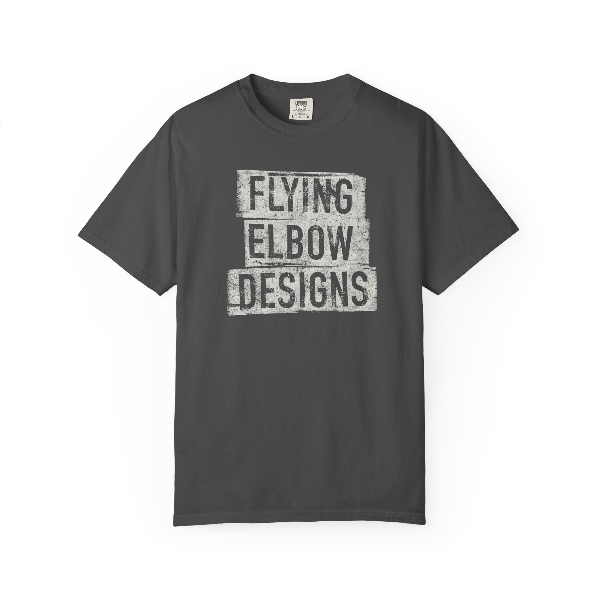 Flying Elbow Designs Grunge Graphic T-Shirt