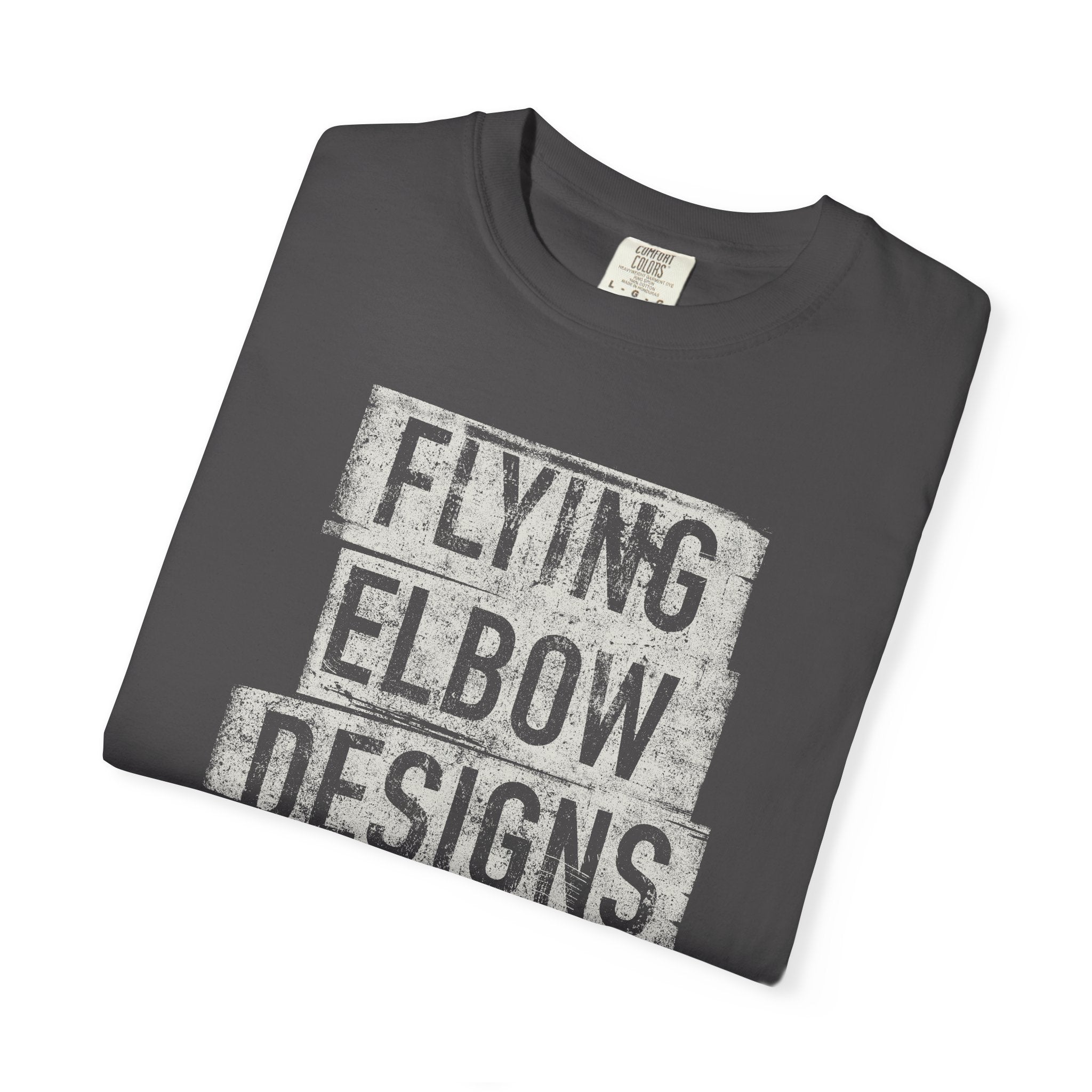 Flying Elbow Designs Grunge Graphic T-Shirt
