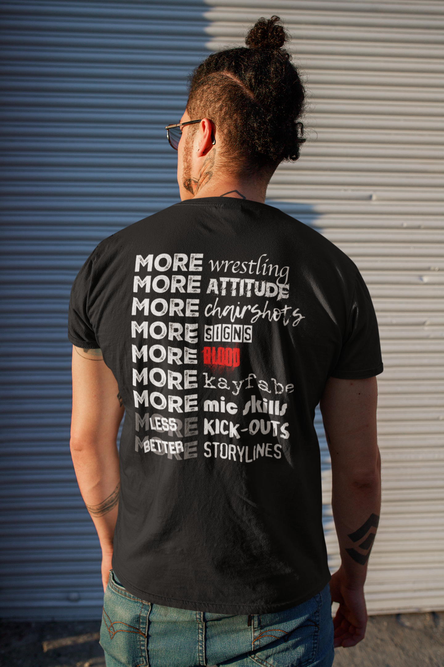 Pro Wrestling MORE MORE MORE Infinity Tee