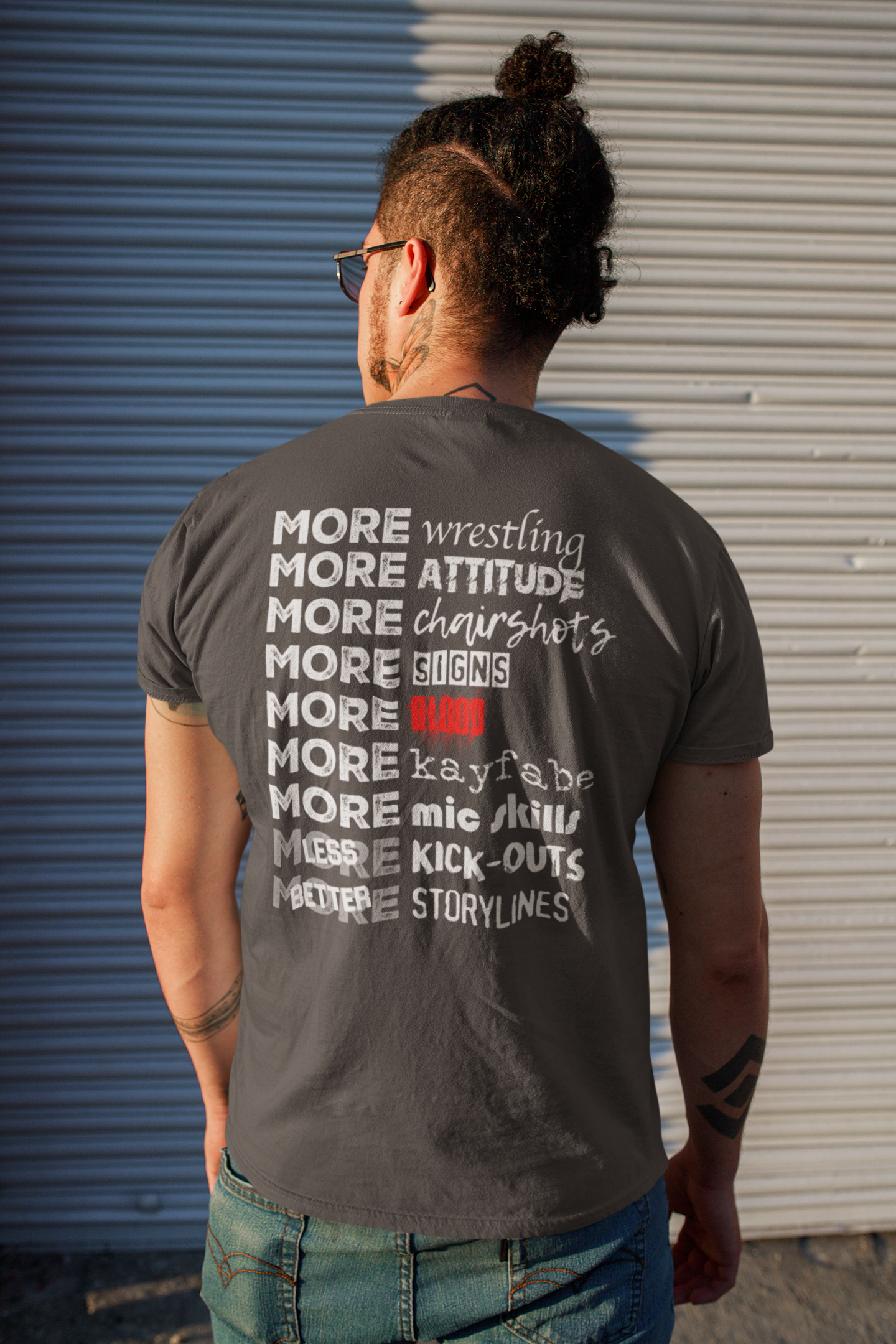 Pro Wrestling MORE MORE MORE Infinity Tee