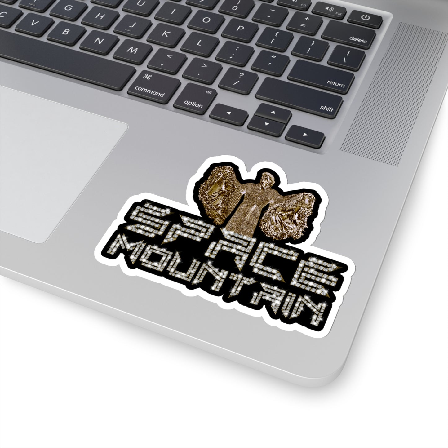 Bling Mountain Sticker Transparent