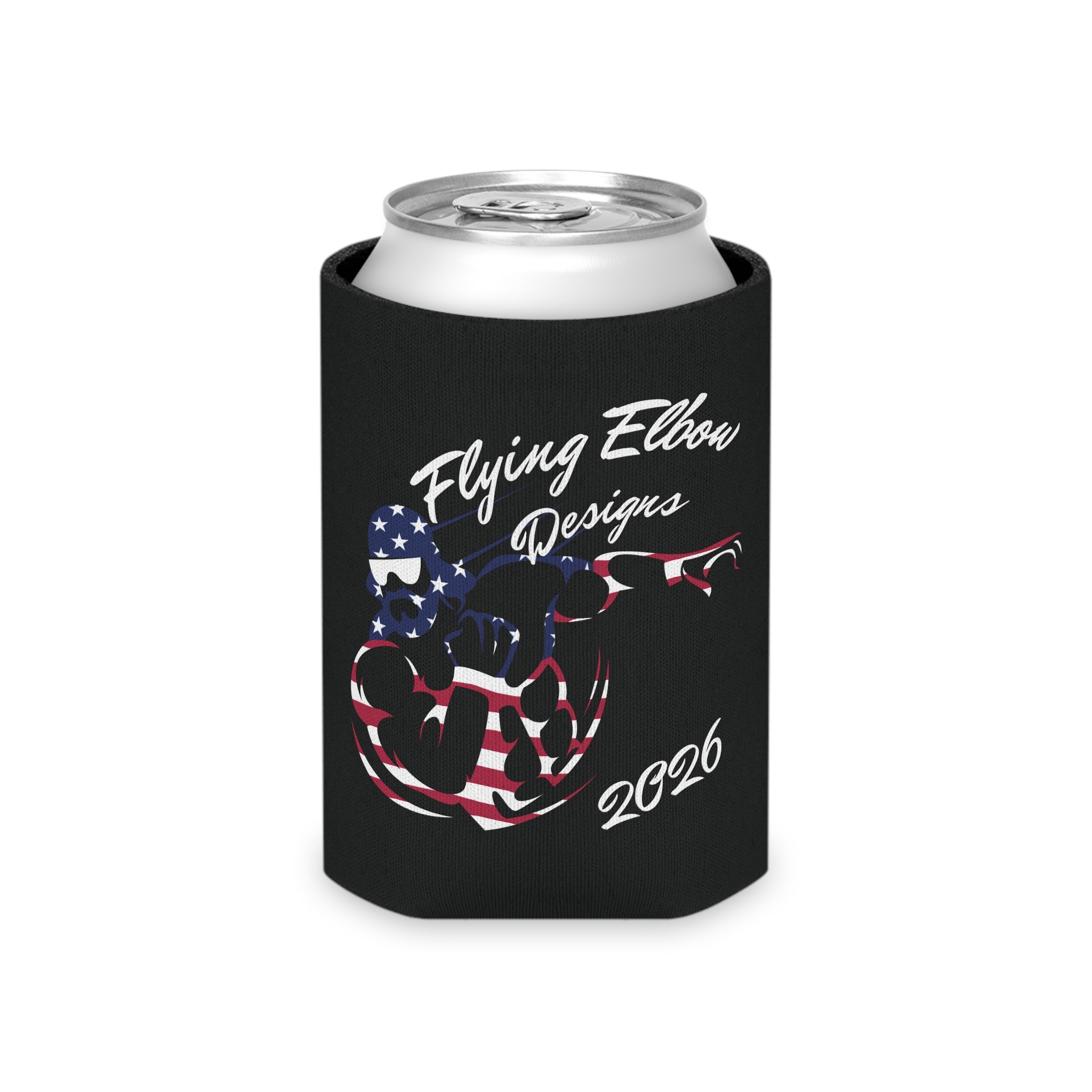 Drink Koozie America 250 Flying Elbow Patriot