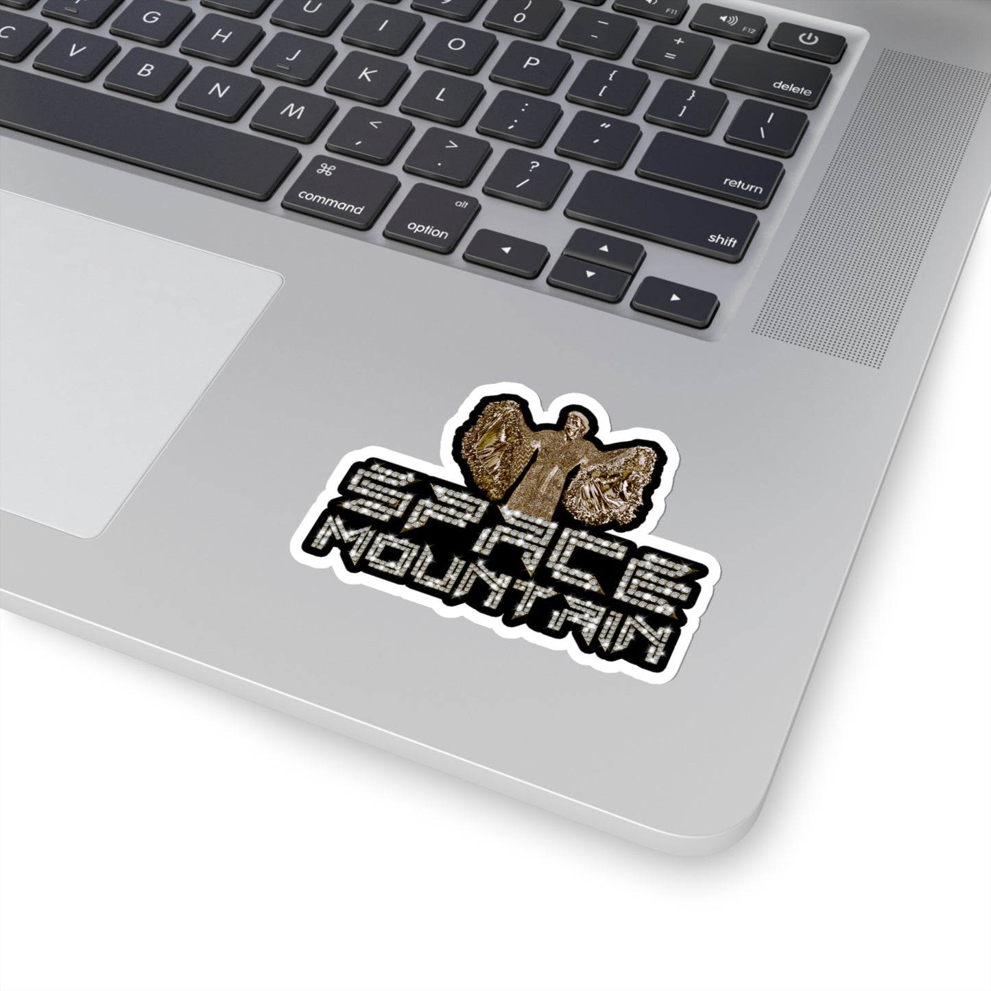 Bling Mountain Sticker Transparent