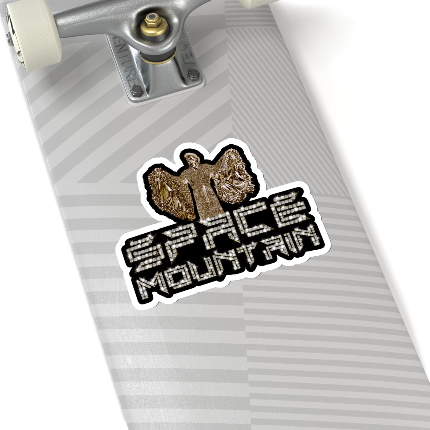 Bling Mountain Sticker Transparent