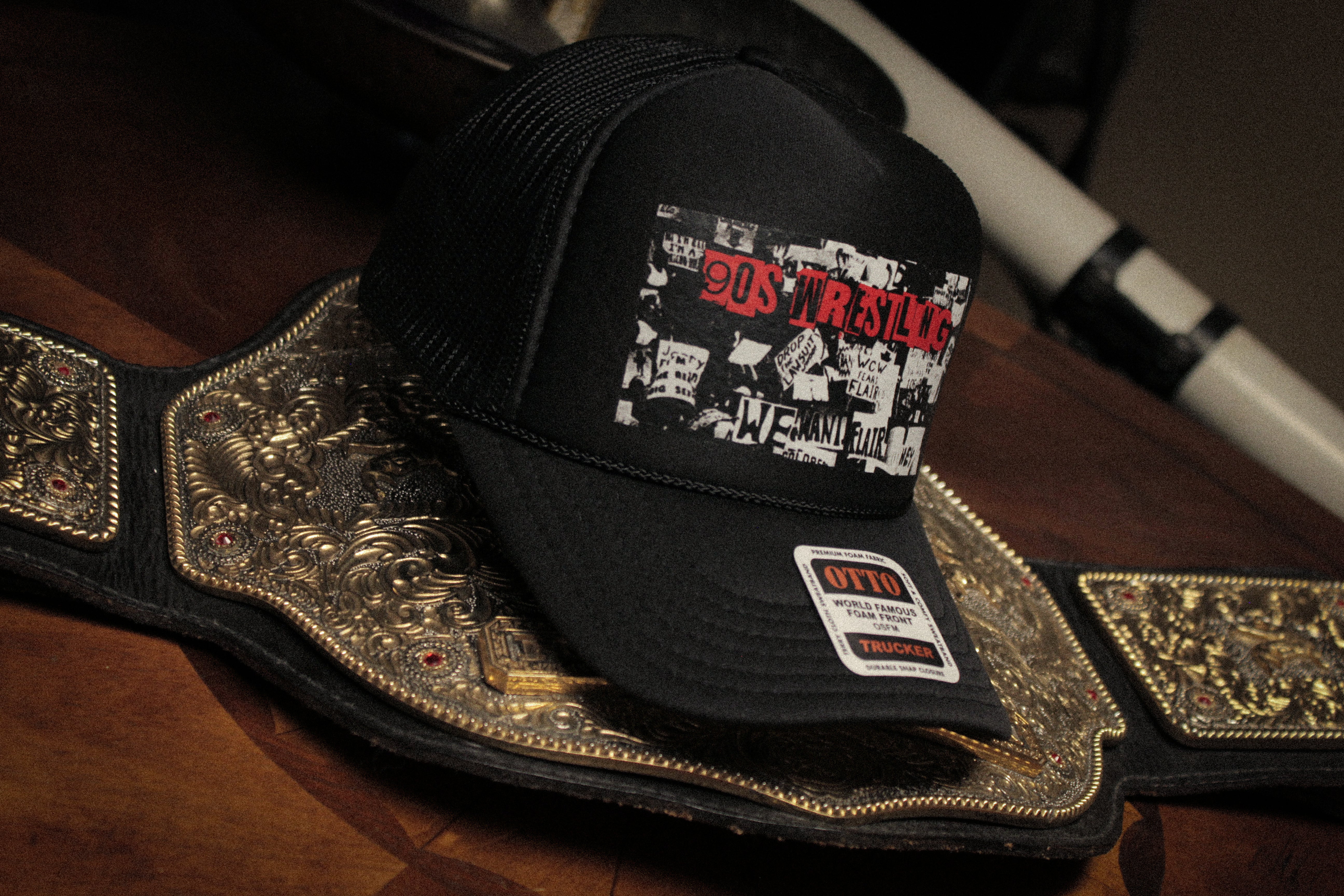 90's Wrestling Vintage Foam Trucker Hat