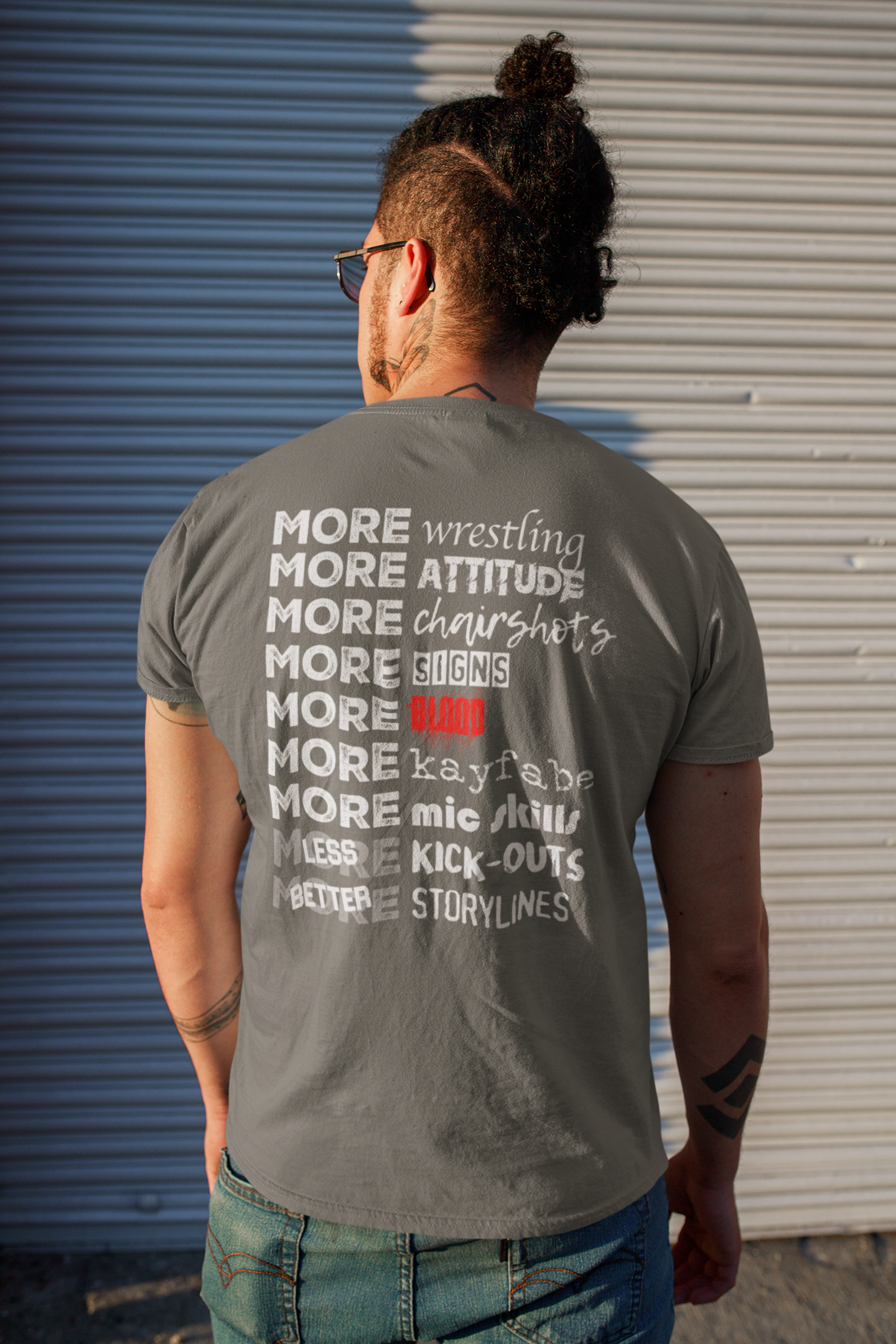 Pro Wrestling MORE MORE MORE Infinity Tee